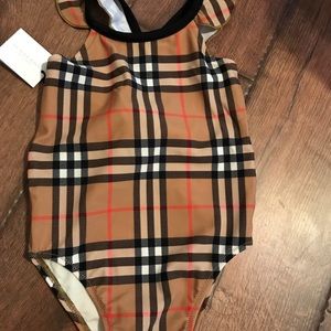 Baby Burberry bathing suit 2y